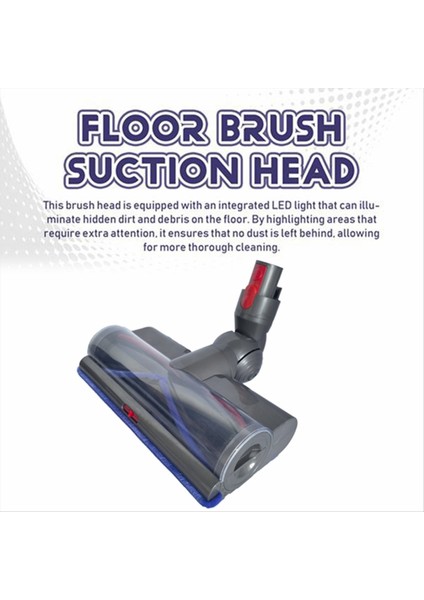 Dyson V7 V8 V10 V11 V15 G5 Elektrikli Süpürge Aparatı Için Torque Drive Temizleme Başlığı Yeşil LED Toz Işığı ile (Yurt Dışından) fırsatları