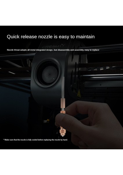 3pcs 0 4mm 3D Yazıcı Meme Tüm-One Nozul K1C K1 Max Ender-3 V3 3D Yazıcı Için Yüksek Akış (Yurt Dışından) fırsatları