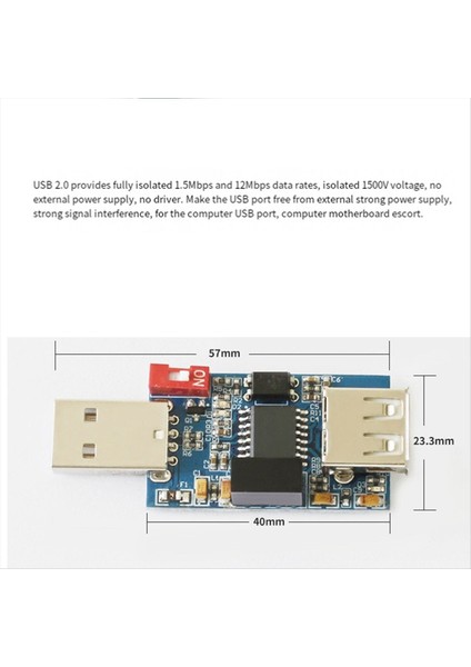 ADUM3160 USB Audio Sinyal Izolatörü 1500V 1ch Dijital Sinyal Ses Güç Izolatörü USB - USB Sinyal Izolatör (Yurt Dışından) indirimleri