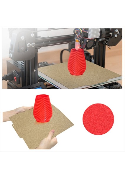 Ender-3 S1 Için Ender-3 S1 Pro Ender-5 S1 K1 Renkli Yapı Plakası Peı Pey 235MM Kaplama Isı Yatağı 3D Yazıcı Aksesuarları (Yurt Dışından) modelleri