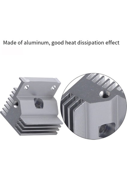 Isı Lavabosu Alüminyum Radyatör Kırmızı K1 Serisi K1/k1 MAX/K1C Dirençli Hotend 3D Yazıcı Aksesuarları Için Iyi Disspation (Yurt Dışından) modelleri