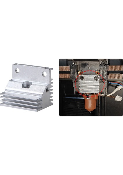 Isı Lavabosu Alüminyum Radyatör Kırmızı K1 Serisi K1/k1 MAX/K1C Dirençli Hotend 3D Yazıcı Aksesuarları Için Iyi Disspation (Yurt Dışından) fırsatları