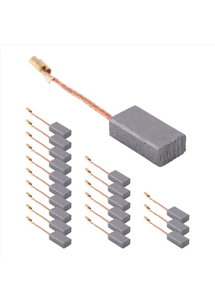 20 Adet Karbon Motor Fırçaları Elektrikli Alet Onarım Parçaları Için Yedek Açılı Öğütücü Fırça (Yurt Dışından) fiyatları