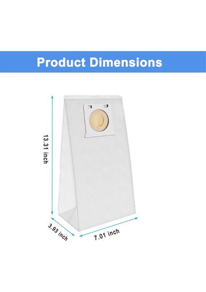 Kenmore BU4022 BU4050 BU4020 BU4018 Intuition Dik Elektrikli Süpürge Için 10'lu Paket IB600 Hepa Yedek Elektrikli Süpürge Torbası (Yurt Dışından) fiyatları