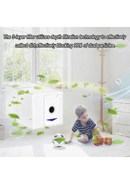 Ecovacs T30 Pro Omni Için 10 Adet Toz Torbası, T30 Pro Elektrikli Süpürge Aksesuarları Için Yedek Parça Toz Torbaları (Yurt Dışından) modelleri