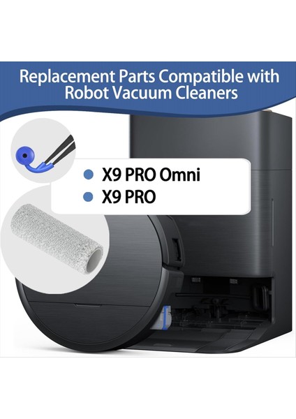 Ecovacs Deebot X9 Pro Omni / X9 Pro Robot Süpürge Aksesuarları Için 32 Parça Ana Yan Fırça Toz Torbası Silindir Bez Filtre (Yurt Dışından) fiyatları