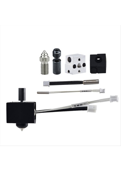 Ender 3 V3 Se Hotend Için Yükseltme Isıtma Bloğu Nozul 0 4mm Sertleştirilmiş Nozul Hotend 3D Yazıcı Parçaları (Yurt Dışından)