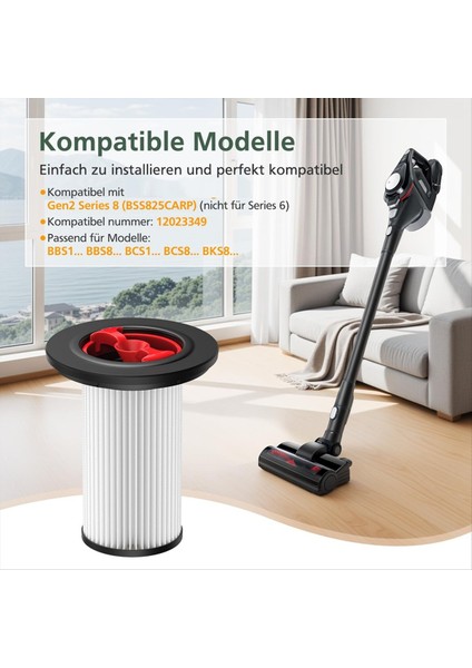 Bosch Unlimited Gen2 Serisi 8 Elektrikli Süpürgeler Için Yedek Filtre, Bosch Elektrikli Süpürgeler Için Hepa Filtre 12036642 (Yurt Dışından) fiyatları