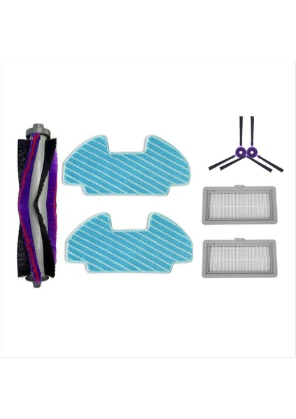 Samsung Powerbot-E VR05R5050WK Için 7 Adet Kendiliğinden Boşalan Robot Süpürge Silindiri Yan Fırça Hepa Filtre Paspas Pedi (Yurt Dışından) modelleri