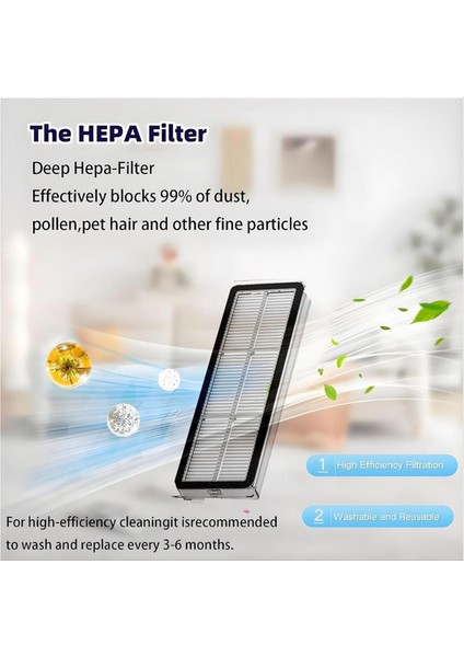 Mova S10 / Mova S10 Plus Robot Süpürge Parçaları Için Yedek Aksesuar Kitleri Ana Yan Fırça Hepa Filtre Paspas Pedi (Yurt Dışından) fırsatları