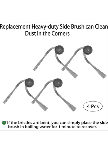 Roborock Q7 M5 / Q7 M5+ / Q7 L5 Elektrikli Süpürge Aksesuarları Için 11 Adet Yedek Parça Ana Yan Fırça Filtre Paspas Bezi (Yurt Dışından) modelleri