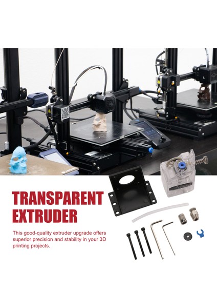 Chiron Vyper Şeffaf Ekstrüder Dişli 3D Yazıcı Aksesuarı 3D Yazıcı Şeffaf Ekstrüder (Yurt Dışından) fırsatları