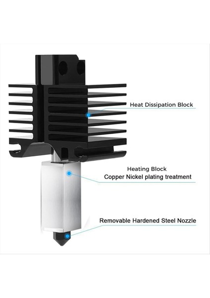Bambu X1C/PIP Extruder 2 0 Sertleştirilmiş Çelik Sıcak Uç Bambu Lab Serisi Için 3D Yazıcı Aksesuarları (Yurt Dışından) fiyatları