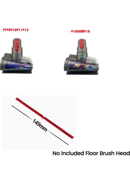 Dyson V7 V8 V10 V11 V15 / V10 Slım V12 Rulo Fırça Şeritleri Için Elektrikli Toz Akarı Giderici Emiş Başlığı Kadife Şeritler (Yurt Dışından) fırsatları