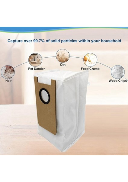 Uwant U200/U200 Pro/edison 2 PLUS/U250 Elektrikli Süpürge Fırçası Hepa Filtre Paspas Bezi Toz Torbası Yedek Parçaları Için 34 Adet (Yurt Dışından) fiyatları