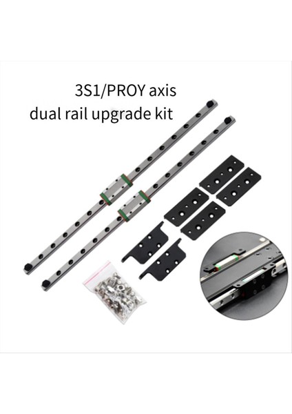 Ender 3 S1 Çift Ekseni Için Ender 3 S1 Pro 3D Yazıcı Parçaları Için Doğrusal Rail Kitini Yükseltme Çift Slayt (Yurt Dışından) modelleri