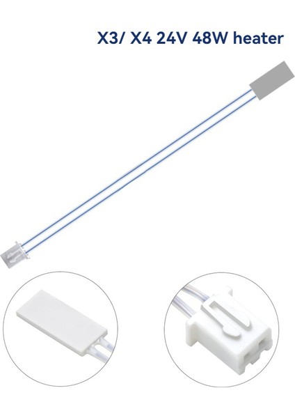 24V 48W Sidewinder Için Seramik Kartuş Isıtıcı X3 X4 Termistör - 3D Yazıcı Parçaları B B (Yurt Dışından) fırsatları