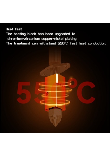 Creality Hotend Için Crm4 K1 K1 Max Hotend Kiti Seramik Isıtma Bloğu Kırktı K1 Yükseltme Hotend Nozul Plakted Bakır (Yurt Dışından) indirimleri