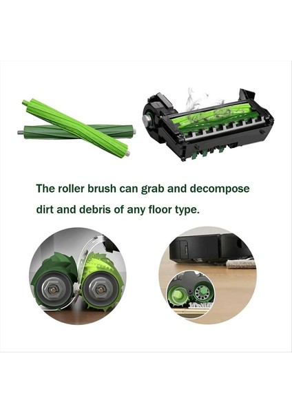 Irobot Roomba Combo J9+ ve Combo J7+/plus Süpürge Aksesuarları Için 25 Adet Ultra Dayanıklı Aksesuarlar (Yurt Dışından) modelleri