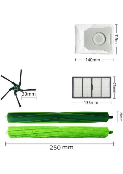 Irobot Roomba S9(9150),S9+(9550),S Serisi Için Uyumlu Aksesuarlar Yedek Parçalar Yedek Fırça Seti (Yurt Dışından) fırsatları