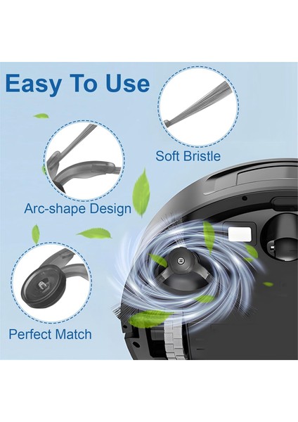 Roborock Saros Z70 Elektrikli Süpürge Aksesuarları Seti Yan Fırça Hepa Filtre Paspas Bezi Toz Torbaları (Yurt Dışından) fiyatları