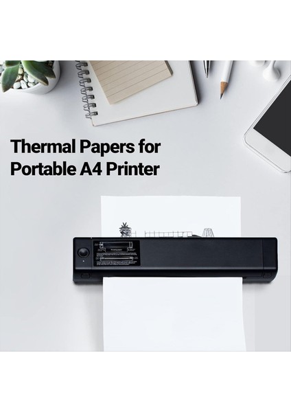 Phomemo A4 Termal Kağıt M08F Yazıcı Hızlı Tip Kimli Termal Kağıt Dokümanları Çalışma Notları (Yurt Dışından) fırsatları