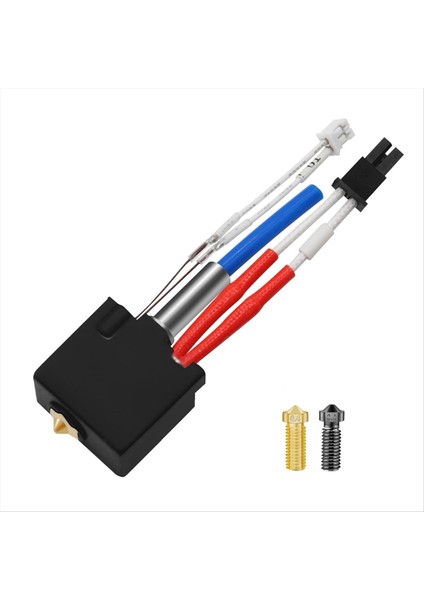 Kobra 2 Hotend Için V5 J-Head 3D Yazıcı Ekstrüder Parçası Kobra 2 Plus/max/pro Için Yanardağ Nozulları ile Monte Edildi (Yurt Dışından)