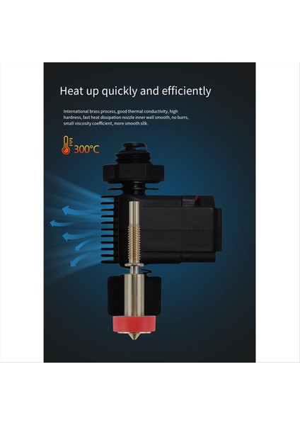 Klon Nozumu All-1 In-1 Bimetal Nozullar Hotend Extruder Için Heatbreak Pirinç Titanyum 0 6 mm (Yurt Dışından) modelleri