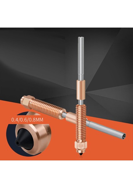 Yüksek Akışlı Baskı Yükseltilmiş Nozul K1 K1 Max K1C Ender-3 V3 3D Yazıcı Hotend 0 8mm (Yurt Dışından) fırsatları