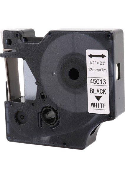 Dymo D1 Etiket Makinesi/bant Için Uyumlu 10 Adet Beyaz Etiket Kurdeleleri Üzerinde Siyah Dymo Etiket Yöneticisi Için Uyumlu 160 210 450 280 (Yurt Dışından) modelleri