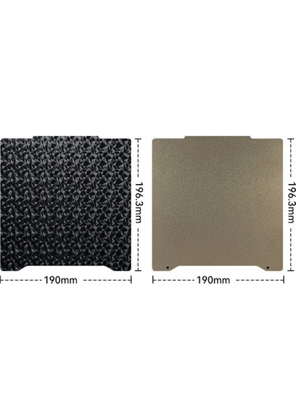 Prusa Mini Peı Sac Için Yapı Plakası 196 3X190MM Çift Taraflı Peı Pet Yay Çelik Sac Isıtmalı Peı Plaka-A (Yurt Dışından) indirimleri