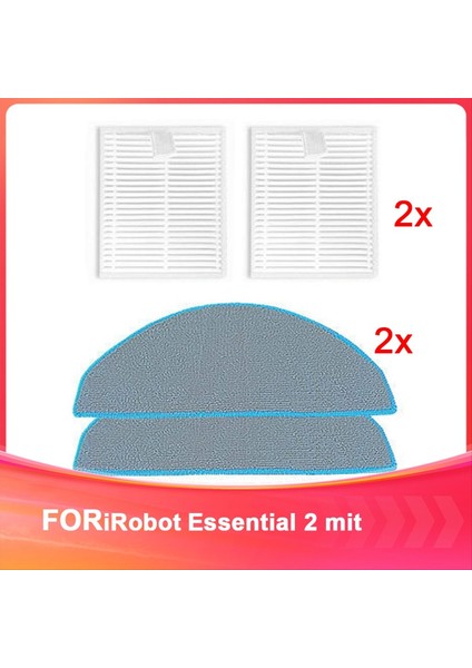Irobot Elektrikli Süpürge Aksesuarları Essential 2 Mit Filtre Bezi Yedek Elektrikli Süpürge Sarf Malzemeleri (Yurt Dışından)