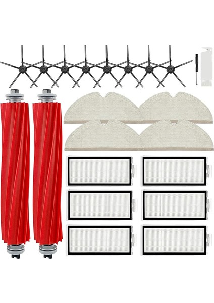 Xiaomi Roborock Q7 Q7+ Q7 Max Q7 Max+ Elektrikli Süpürge Ana Yan Fırça Hepa Filtre Paspas Bezi Için Yedek Parçalar (Yurt Dışından)