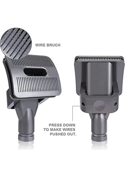 Evcil Hayvan Bakım Seti, Dyson V7/8/10/12/15 Için Köpek Fırçası Tüy Vakum Aparatı, Uzatma Hortumu ve Tetik Kilidi ile (Yurt Dışından) fiyatları