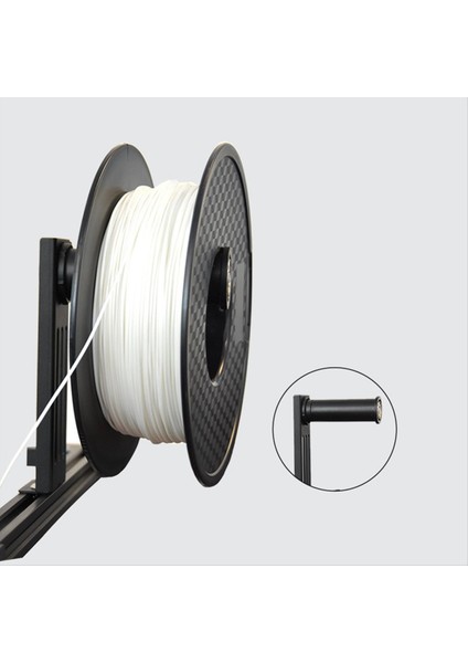 3D Yazıcı Filament Tutucu Makara Desteği Uyumlu Abs/pla/petg/tpu 3D Yazıcı Malzeme Ruloları Sabit Cihazı Döndürebilir (Yurt Dışından) modelleri