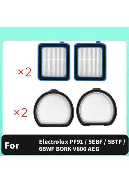 Electrolux PF91 Serisi 5ebf / 5btf / 6bwf Bork V800 Aeg Kablosuz Dikey Süpürge Parçaları Egzoz Filtresi Toz Filtresi (Yurt Dışından) modelleri