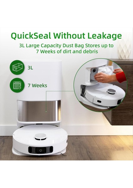 Roborock Saros 10R/P10/P10S Pro/qrevo/qrevo Maxv/qmove MAXV/G20S/V20 Robot Süpürge Parçaları Için 15'li Toz Torbası (Yurt Dışından) fırsatları