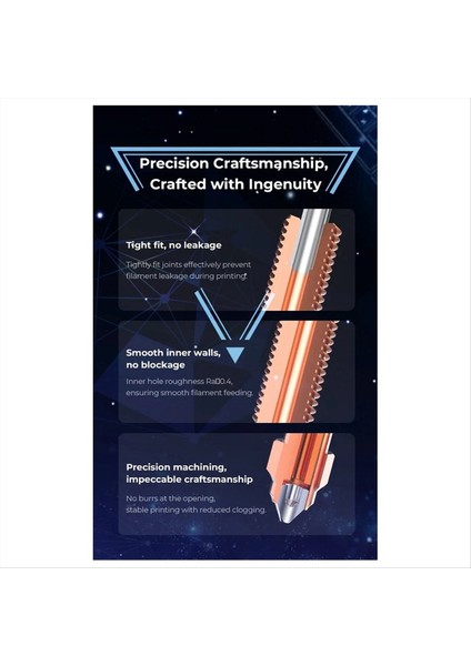 K1C 3D Yazıcı Aksesuarları Bakır Alaşımı ve Sertleştirilmiş Çelik Nozul ENDER3V3/K1MAX/K1C Için Hızlı Serbest Bırakma Nozul Kiti (Yurt Dışından) fırsatları
