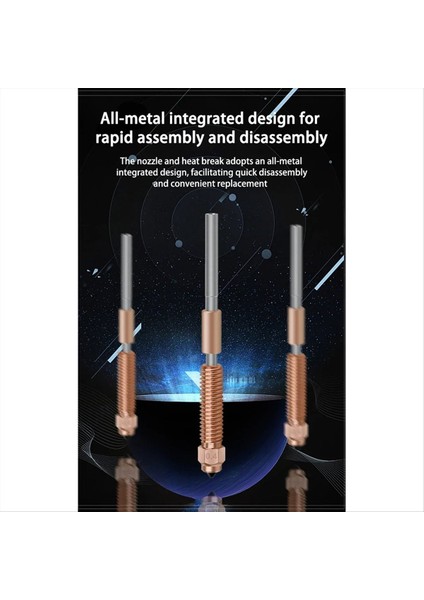 K1C 3D Yazıcı Aksesuarları Bakır Alaşımı ve Sertleştirilmiş Çelik Nozul ENDER3V3/K1MAX/K1C Için Hızlı Serbest Bırakma Nozul Kiti (Yurt Dışından) indirimleri