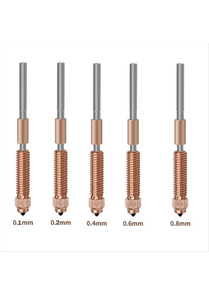 Kırmızılık Için K1C/K1 Max/enter-3 V3 Nozul Yüksek Akış Bimetal Bakır Titanyum Nozüller All-One Hızlı Swap Nozul 0 6mm (Yurt Dışından) fiyatları