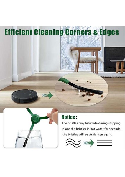 Irobot Romba Combo Essential / 2 Essential / Vac Essential / Essential Vac 2 Süpürge Aksesuarları Için 12 Adet Yan Fırça (Yurt Dışından) fırsatları