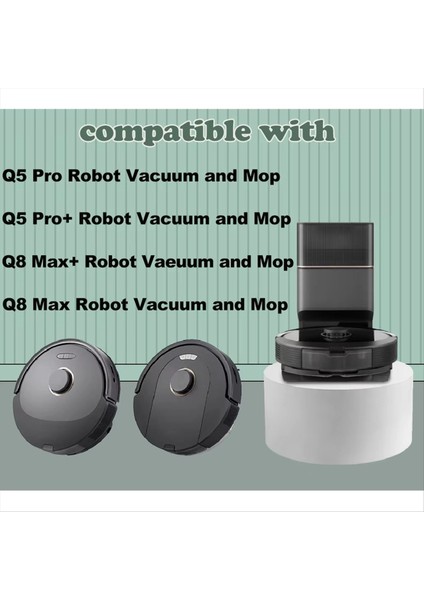 Roborock Q8 Max Q8 Max+ Q5 Pro Q5 Pro+ Yedek Parçalar Yan Ana Fırça Hepa Filtre Paspas Toz Torbası Aksesuarları (Yurt Dışından) fiyatları