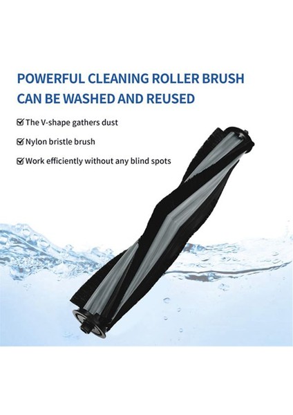 Viomi Alpha 2 Pro Süpürge Makinesi Aksesuarları Için 2 Adet Ana Fırça Ana Fırça Yedek Parçaları (Yurt Dışından) fırsatları