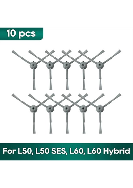 Eufy Clean L50, L50 Ses, L60, L60 Hibrit Yedek Parçalar Yan Fırçalı Robot Süpürge Parçaları ile Uyumludur (Yurt Dışından)