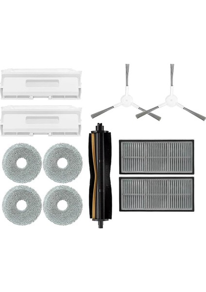 Xiaomi H40 D101CN Robot Süpürge Yedek Parçaları Için Ana Fırça/yan Fırça/toz Torbası/filtre/paspas Bezi (Yurt Dışından)