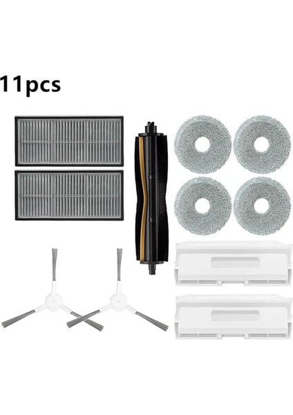 Xiaomi H40 D101CN Robot Süpürge Yedek Parçaları Için Ana Fırça/yan Fırça/toz Torbası/filtre/paspas Bezi (Yurt Dışından) modelleri
