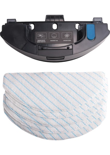 Ecovacs Deebot Ozmo T8/T8+/T9/T8MAX/T8 Aıvı/t9 Max Ozmo Pro Elektrikli Süpürge Titreşimli Paspas Kitleri Için Su Tankı Paspas Bezi (Yurt Dışından)