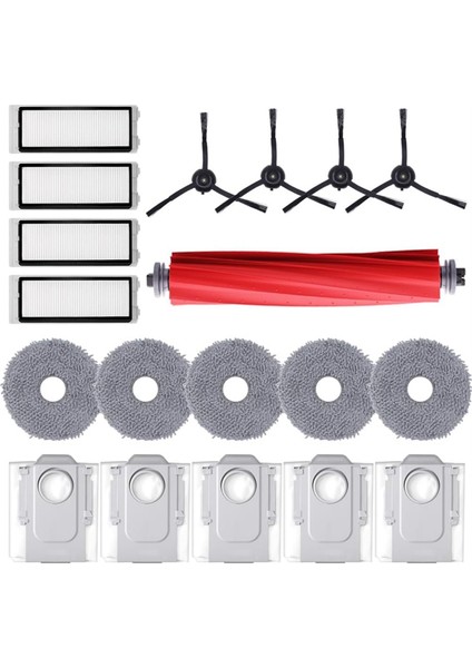 Roborock Qrevo S/qrevo Maxv/qrevo Pro/qrevo Plus Robot Süpürge Yedek Parçaları Için Aksesuar Kiti (Yurt Dışından)