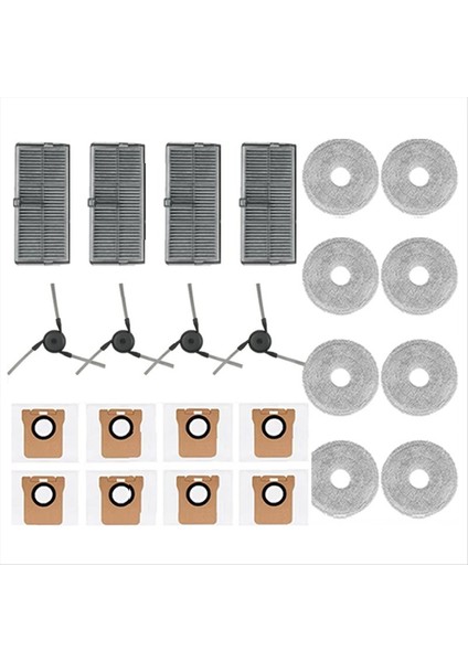 Xiaomi Mijia M40 D110CN Robot Süpürge Yedek Parça Sarf Malzemeleri Paspas Bezi Toz Torbası Hepa Filtre (Yurt Dışından)