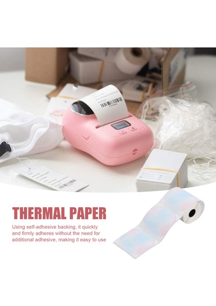 Phomemo M110 Mini Yazıcı Taşınabilir Termal Etiket Çıkartmaları Kendi Yapışkan Su Geçirmez Etiket Makarası Çıkartma B (Yurt Dışından) fırsatları